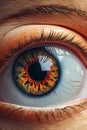 Intricate Vision Insanely Detailed Realistic Illustration of an Eye Intricate Vision Insanely Detail Royalty Free Stock Photo