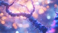 An intricate web of glowing neurons exists in the complex neural connections of the brain