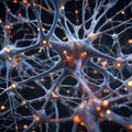 The Intricate Web, Interconnected Neurons and their Electrochemical Signals, Generative AI