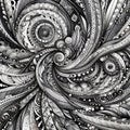 Intricate Whirlwinds. Royalty Free Stock Photo