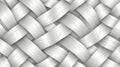 Intricate White Woven Texture Background with Smooth Threads for Design Projects Royalty Free Stock Photo