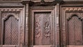 Wooden artwork of Hindu temple at Varanasi India