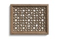 Intricate wooden lattice panel Royalty Free Stock Photo