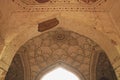 intricate work at unecso world heritage site, red fort, new delhi