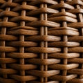 Intricate woven pattern with a wicker texture featuring tightly interlaced strips, likely Royalty Free Stock Photo