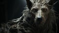 Intricate Zbrush Concept Art: Soggy Dog With Root-covered Face