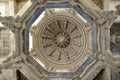 Intricately carved ceiling in marble of Adinatha Jain Temple in Ranakpur