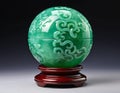 Feng Shui Jade Puzzle Ball Meditation Royalty Free Stock Photo