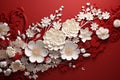 Intricately crafted chinese new year paper cuttings showcasing symbols of luck and prosperity Royalty Free Stock Photo