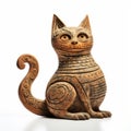 Intricately Detailed Persian Ancient Creature Pottery Sculpture