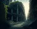 Intriguing Abandoned City: Echoes of Time