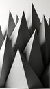 Abstract Geometry an Intriguing Display of Interlocking Pyramidal Structures Forming a Complex and Harmonious Pattern Royalty Free Stock Photo