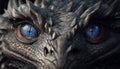 Face Dragon Pov illustration Royalty Free Stock Photo