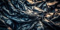 Intriguing Black Plastic Bag Texture A Dark Textured Background Ideal for Graphic Design Packaging and Digital Art Royalty Free Stock Photo