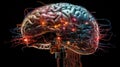 Human brain combined with Artificial Intelligence through wiring