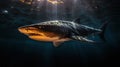 The Stealthy Predator: Black Shark Obscuring the Light