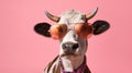 The Spectacow: A Visionary Bovine with a Style Statement