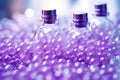 Intriguing Purple cosmetic molecules. Generate Ai