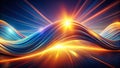 Intriguing Soliton Light Wave Phenomena Exploring Vibrant Energy Patterns and Undulating Curves in a Captivating Royalty Free Stock Photo