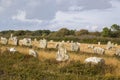 Intriguing standing stones at Carnac in Brittany, north-western France