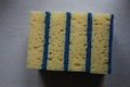 Introducing the FourLayer Cleaning Sponge, designed for versatile and effective household use Royalty Free Stock Photo