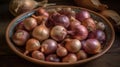 A small and flavorful shallot great for adding depth to dressings or sauces created with Generative AI