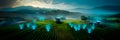 introducing precision farming techniques using tractors and drones equipped with sensors that target specific areas to