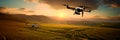 introducing precision farming techniques using tractors and drones equipped with sensors that target specific areas to