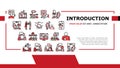 Introduction Speech Landing Header Vector
