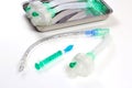 Intubation tube and filter Royalty Free Stock Photo