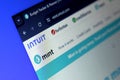 Intuit Mint financial management app Royalty Free Stock Photo