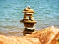 Inukshuk Royalty Free Stock Photo