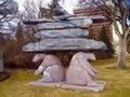 Inuksuk statue Royalty Free Stock Photo