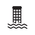 Inundation icon. Trendy Inundation logo concept on white background from Insurance collection