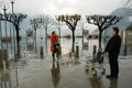 The inundation of lake Lugano