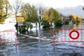 Inundation of lake Maggiore at Locarno