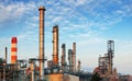 Inustry - Oil Refinery, Petrochemical plant Royalty Free Stock Photo