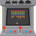 Invaders arcade machine