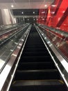 Moving staircase to transport people .