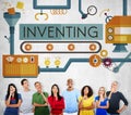 Inventing Innovation Create Creative Process Concept Royalty Free Stock Photo