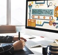 Inventing Innovation Create Creative Process Concept Royalty Free Stock Photo