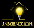 Invention Light Means Innovating Invents And Innovating Royalty Free Stock Photo