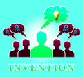 Invention Light Means Innovating Invents 3d Illustration Royalty Free Stock Photo