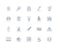 Invention line icons collection. Innovation, Creativity, Discovery, Breakthrough, Prototype, Progress, Design vector and