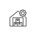 Inventory Control line icon