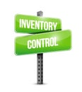 inventory control road sign concept