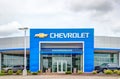 Chevrolet Automobile Dealership Exterior and Trademark Logo