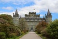 Inveraray Castle on Loch Fyne, Scotland, UK