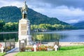 Memorial on Loch Fyfe at Inveraray, Scotland