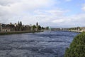 Inverness with the river Ness, panorama, town view